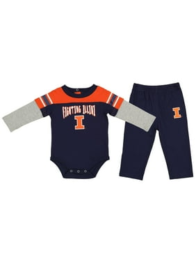 Outerstuff NFL Newborn Infants Touchdown Long Sleeve Creeper and Pant Set